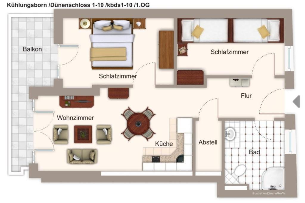 Duenenschloss Duenenschloss 1-10 Ostseebad Kühlungsborn Buitenkant foto